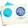 Hallmark Father’s Day Card with Removable Badge (Best Dad Ever) or Birthday Card for Dad(Best Dad Ever  Removable Pin)