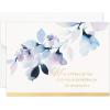 Hallmark Funeral Thank You Cards Assortment, Watercolor Flowers (50 Thank You for Your Sympathy Cards with Envelopes)(Thank You Card)