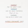Hallmark Funny Fathers Day Card for Dad from Son or Daughter (Things We Learn from Dads)(For Dad  Thanks for Great Memories)