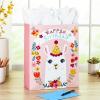 Hallmark Gabby’s Dollhouse 15″ Extra Large Birthday Gift Bag with Tissue Paper (Blue and Pink Rainbow) for Kids, Grandchildren, Friends(Llama)