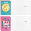 Hallmark Get Well and Thinking of You Card Assortment (16 Cards with Envelopes) Modern Flowers, Pink, Teal, Yellow