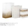 Hallmark Gold Gift Bag Assortment – Diamonds, Stripes, Dots (Pack of 6: 2 Medium 9″, 2 Large 11″, 2 Extra Large 14″) for Birthdays, Mother’s Day, Weddings, Bridal Showers, Anniversaries and More(Gold  White)