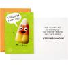 Hallmark Halloween Cards Assortment, Candy Corn (8 Cards with Envelopes)(Candy Corn Cards  8 Pack)