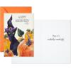 Hallmark Halloween Cards Assortment, Candy Corn (8 Cards with Envelopes)(Cat in Witch Hat Cards  6 Pack)