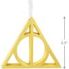 Hallmark Harry Potter Golden Snitch Christmas Ornament, Metal(Deathly Hallows)