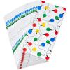 Hallmark Holiday Party Favor and Wrapped Treat Bags (30 Bags: White with Red, Yellow, Blue, Green Christmas Lights) for Christmas, Hanukkah, Classroom Parties, Teacher Gifts, Luminaries, Sack Lunches(Christmas)