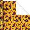 Hallmark Justice League Wrapping Paper Bundle with Cut Lines on Reverse (3 Rolls – 60 sq. ft. ttl) Wonder Woman, Batman, Superman, Flash, Green Lantern(Spider-Man)