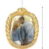 Hallmark Keepsake Christmas Ornament 2024, Just Married Photo Frame, Porcelain, Wedding Gift for Couple(2023 We Tied the Knot)