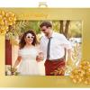 Hallmark Keepsake Christmas Ornament 2024, Just Married Photo Frame, Porcelain, Wedding Gift for Couple(2025 Wedding Frame)