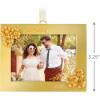 Hallmark Keepsake Christmas Ornament 2024, Just Married Photo Frame, Porcelain, Wedding Gift for Couple(2025 Wedding Frame)