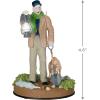 Hallmark Keepsake Christmas Ornament 2025, Disney The Haunted Mansion Collection The Opera Singers with Light and Sound, Gifts for Disney Fans(The Caretaker and His Dog)