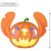 Hallmark Keepsake Halloween Ornament 2025, Disney The Adventures of Ichabod and Mr. Toad The Headless Horseman, Halloween Decorations(Stitch Jack-o’-Lantern with Light)