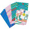 Hallmark Kids Birthday Wrapping Paper Sheets with Cutlines on Reverse (12 Folded Sheets with Sticker Seals) Pink, Blue, Green, Cats, Unicorns, Pizza, Video Games, Sports, Confetti(Pink  Blue  Green)
