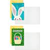 Hallmark Kids Pack of 12 Assorted Easter Cards with Envelopes (Easter Eggs, Bunny, Chick)(Easter Illustrated Kids Card Assortment)