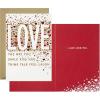 Hallmark Love Card Assortment, New Relationship/Miss You/Time Apart/Just Because (6 Cards with Envelopes)(Short & Sweet  6 Cards)