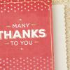Hallmark Marjolein Bastin Thank You Cards, Pack of 2 (Vase of Flowers) for Nurses Day, Admin Professional Day, Spring Cards(Many Thanks)