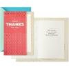 Hallmark Marjolein Bastin Thank You Cards, Pack of 2 (Vase of Flowers) for Nurses Day, Admin Professional Day, Spring Cards(Many Thanks)