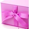 Hallmark Medium Gift Box with Lid and Shredded Paper Fill (Grey White 7 inch Box) for Weddings, Bridal Showers, Graduations, Birthdays, Bridesmaids Gifts, All Occasion(Light Pink)