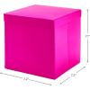 Hallmark Medium Gift Box with Lid and Shredded Paper Fill (Royal Blue 7 inch Box) for Birthdays, Graduations, Anniversaries, Father’s Day, Christmas, Valentine’s Day, All Occasion(Bright Pink)