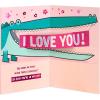 Hallmark Mother’s Day Card (Heart in Envelope) for Anniversary, Romantic Birthday, Everyday Love, Sweetest Day(Smile Wider than a Crocadile)