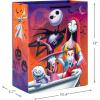 Hallmark Nightmare Before Christmas Flat Wrapping Paper Sheets with Cutlines on Reverse (12 Folded Sheets) for Christmas, Birthdays, Halloween(Gift Bags)