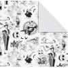 Hallmark Nightmare Before Christmas Flat Wrapping Paper Sheets with Cutlines on Reverse (12 Folded Sheets) for Christmas, Birthdays, Halloween(Wrapping Paper Sheets)