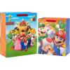 Hallmark Nintendo Super Mario Brothers Gift Bags (1 Large, 1 Extra Large) Luigi, Princess, Yoshi, Toad(Gift Bags)