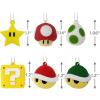 Hallmark Nintendo Super Mario Yoshi Christmas Ornament(Mini Set of 6)