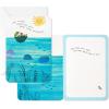 Hallmark Pack of 2 Get Well Soon, Encouragement Cards (Floating Turtle)(Floating Turtle  2 Cards with Envelopes)
