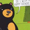 Hallmark Pack of Funny Easter Cards, Easter Egg Crack Joke (4 Cards with Envelopes)(Bear in the Woods)