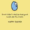 Hallmark Pack of Funny Easter Cards, Easter Egg Crack Joke (4 Cards with Envelopes)(Easter Egg Crack Joke)