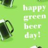 Hallmark Pack of Funny Easter Cards, Easter Egg Crack Joke (4 Cards with Envelopes)(Green Beer Day)