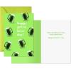 Hallmark Pack of Funny Easter Cards, Easter Egg Crack Joke (4 Cards with Envelopes)(Green Beer Day)