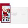 Hallmark Pack of Money or Gift Card Holders, Christmas Wishes (10 Cards with Envelopes)(Santa and Dog)