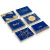 Hallmark Pack of Thank You Cards, Elegant Silver Foil (40 Thank You Notes with Envelopes)(Gold and Navy)