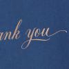 Hallmark Pack of Thank You Cards, Elegant Silver Foil (40 Thank You Notes with Envelopes)(Silver Foil on Navy)