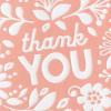 Hallmark Pack of Thank You Cards, Pink Rustic Flowers (20 Thank You Notes with Envelopes for Baby Showers, Weddings, All Occasion)(20 Count (Pack of 1))