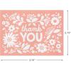 Hallmark Pack of Thank You Cards, Pink Rustic Flowers (20 Thank You Notes with Envelopes for Baby Showers, Weddings, All Occasion)(20 Count (Pack of 2))