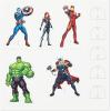 Hallmark Paper Wonder Avengers Pop Up Birthday Card (Iron Man, Hulk, Captain America)(Assemble  City Scene with Paper Hulk  Black Widow  Captain America  Iron Man Figures)