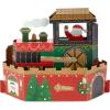Hallmark Paper Wonder Displayable Musical Pop Up Christmas Card with Lights (Carolers)(Christmas Train  Moves and Plays Deck the Halls)