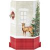 Hallmark Paper Wonder Displayable Pop Up Christmas Card (Christmas Tree)(Vintage Santa Claus)