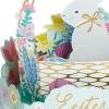 Hallmark Paper Wonder Displayable Pop Up Easter Card (Easter Basket)(Pop Up Card  Bunny in Easter Basket)