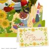 Hallmark Paper Wonder Displayable Pop Up Thanksgiving Card (Woodland Feast)(Pop Up  Woodland Animal Pilgrims)