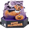 Hallmark Paper Wonder Halloween Pop Up Card (Cat and Pumpkin)(Happy Hallowiener)