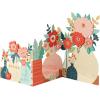 Hallmark Paper Wonder Mother’s Day Pop Up Card (Daisy Flower Bouquet) for Spring, Birthday, Thinking of You, Congrats, or Any Occasion(Displayable Accordion Fold Flowers)