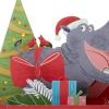 Hallmark Paper Wonder Musical 3D Pop-Up Christmas Card With Light (Happy Hippo Under the Tree)