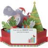Hallmark Paper Wonder Musical 3D Pop-Up Christmas Card With Light (Happy Hippo Under the Tree)
