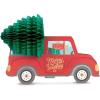 Hallmark Paper Wonder Musical Pop Up Christmas Card (Let It Snow, Snowman)(Red Truck)