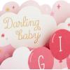 Hallmark Paper Wonder Pop Up Baby Shower Card for Girl (Nursery) Welcome New Baby Girl, Congratulations(Pink Balloons)