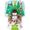 Hallmark Paper Wonder Pop Up Christmas Card with Lights and Music (Plays Rockin’ Around the Christmas Tree)(Snowman  Plays Rockin’ Around the Christmas Tree)